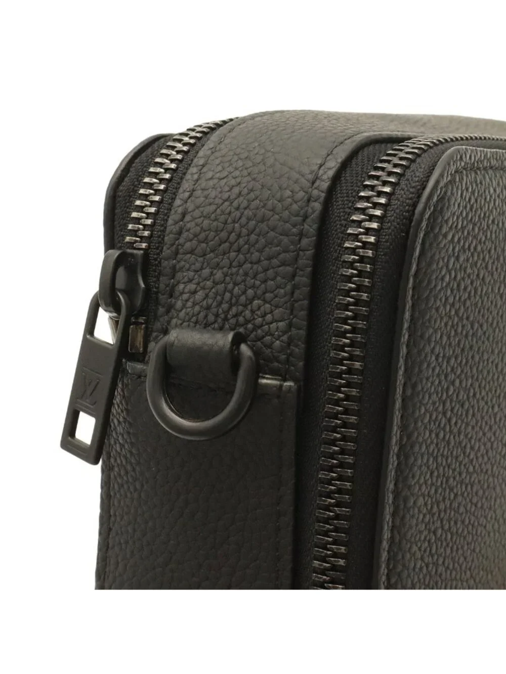 Louis Vuitton LV Aerogram Alpha Wearable Wallet Shoulder Bag 2-Way Clutch Noir
